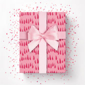 Drizzle Dot in Bright Pink Geschenkpapier