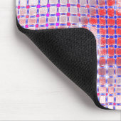 Drizzled Spots unter Gitter rustikale antiquierte  Mousepad (Ecke)
