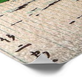 Drizzling Rain in Ukimido Fujishima Takeji 1950er Poster (Ecke)