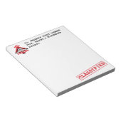 DRN-klassifizierter Notepad Notizblock (angewinkelt)