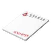 DRN-klassifizierter Notepad Notizblock (Rotiert)