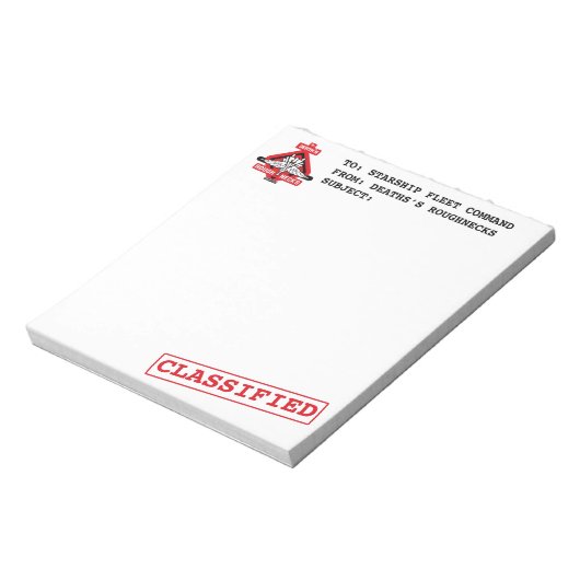 DRN-klassifizierter Notepad Notizblock (Rotiert)