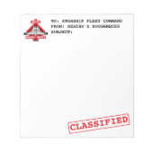 DRN-klassifizierter Notepad Notizblock (Vorderseite)