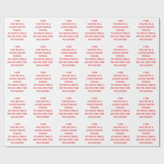 DROGE GESCHENKPAPIER (Flach)