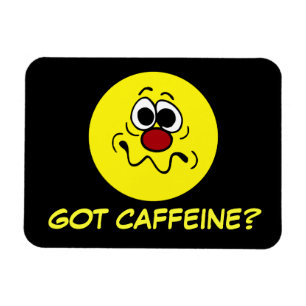 Drogen beigemischtes Gesicht Grumpey Magnet