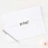 Drogen got? Herz-Aufkleber (Umschlag)