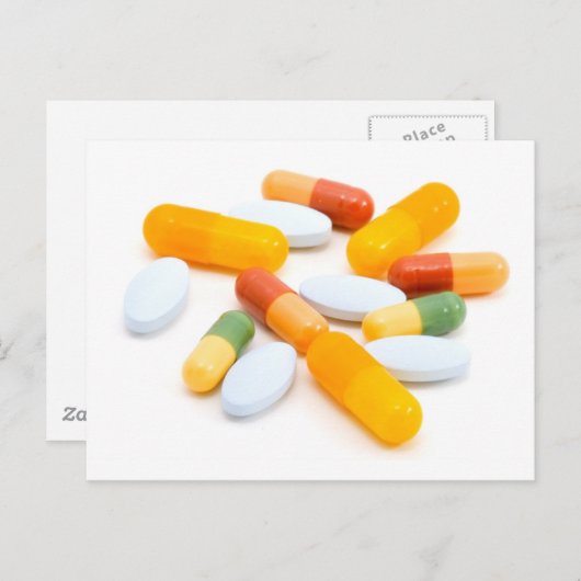 Drogen Postkarte (Vorne/Hinten)