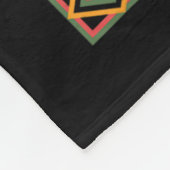 Drogen Schwarz Berater Juneteenth Schwarze Geschic Fleecedecke (Ecke)