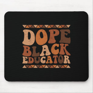 Drogen Schwarz Erzieher Schwarzer Geschichtsmonat Mousepad