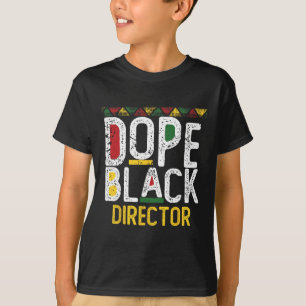 Drogen Schwarz Regisseur Schwarze Geschichte Monat T-Shirt