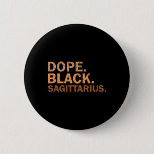 Drogen Schwarz Schütze Melanin Afrikanisch Tierkre Button