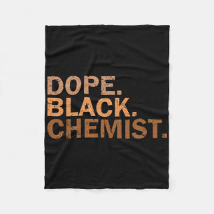 Drogen Schwarzer Chemiker Melanin Schwarzer Monat Fleecedecke