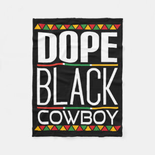 Drogen Schwarzer Cowboy Schwarze Geschichte Monat  Fleecedecke