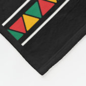 Drogen Schwarzer Fotograf Juneteenth Schwarze Gesc Fleecedecke (Ecke)