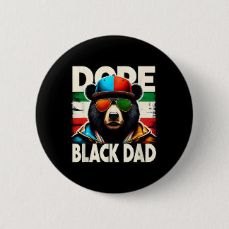 Drogen Schwarzer Vater Lustiger Schwarzer Vater Bä Button