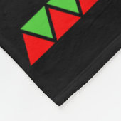 Drogen Schwarzes Kind Afroamerikaner Schwarze Gesc Fleecedecke (Ecke)