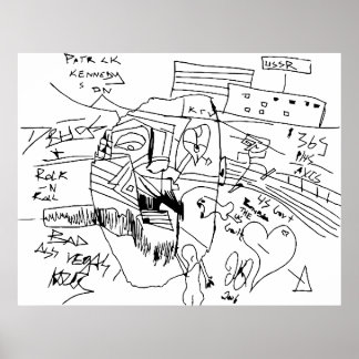 DROGEN UND ROCK'N'ROLL POSTER