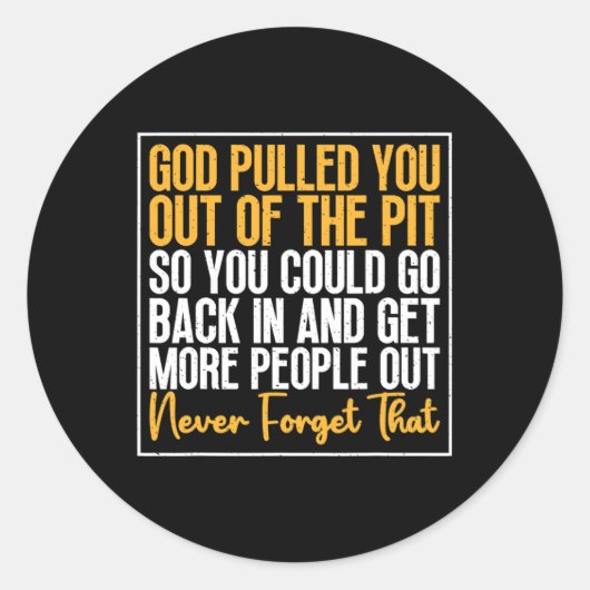 Drogenabhängigkeit Bewusstsein, Überdosierung Moti Runder Aufkleber (Vorderseite)