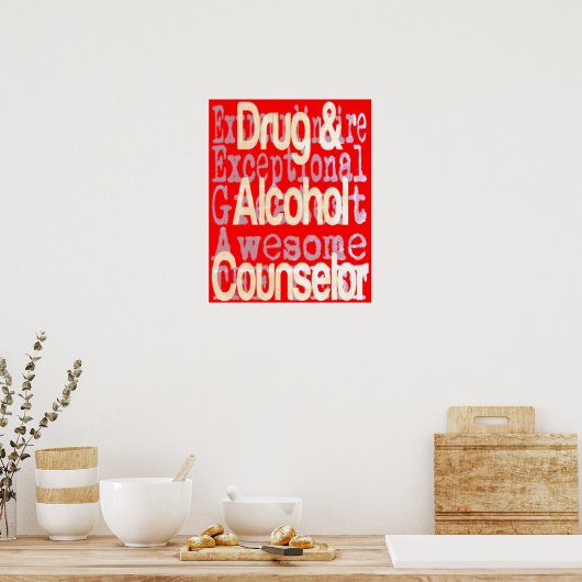 Drogenberater/in für Alkohol Außerordentliches Pos Poster (Küche)