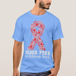 Drogenfreie Red Ribbon Woche Sensibilisierung im O T-Shirt