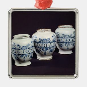 Drogengläser der Apotheker, c.1740 Ornament Aus Metall