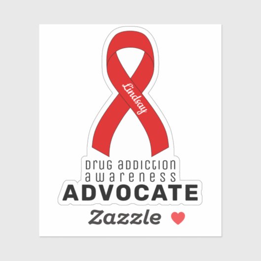 Drogensuchtbewusstsein Advocate Vinyl Sticker (Blatt)