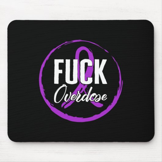 Drogenüberdosis-Bewusstsein August Überdosis-Schle Mousepad (Vorne)