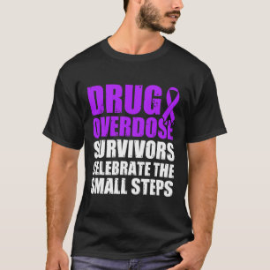 Drogenüberdosis-Bewusstseins-Krieger Überlebender T-Shirt