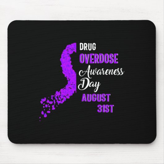 Drogenüberdosis-Bewusstseinstag 31. August Erholun Mousepad (Vorne)