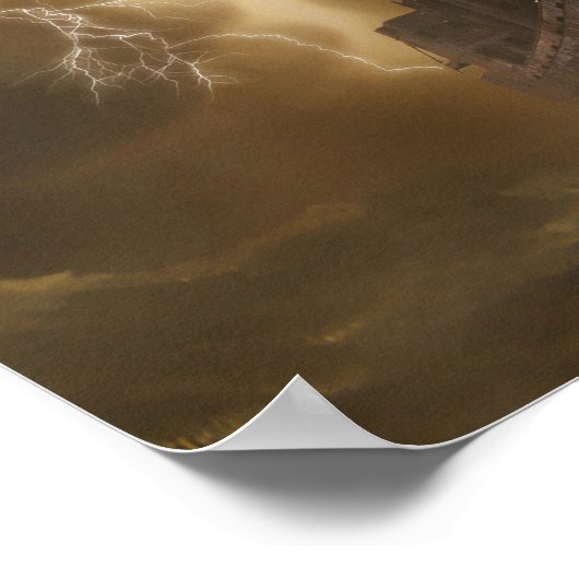 Drogon Ship Fantasy Art Poster (Ecke)