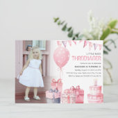 Drohenager | Foto 3. Geburtstag Party Einladung (Stehend Vorderseite)