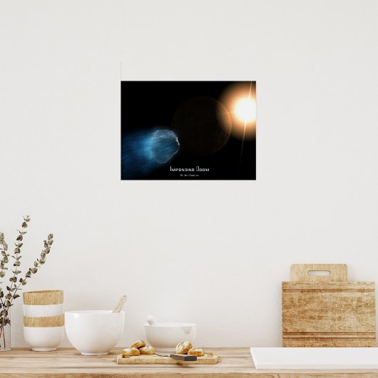 drohende Katastrophe Poster (Küche)