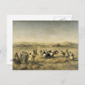 Drohende Weizen in Algerien, 1853 Postkarte (Vorne/Hinten)