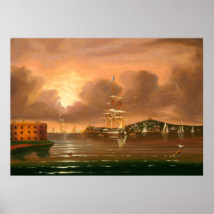 Drohender Himmel durch Thomas-Kammern Poster