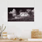 drohender Sturm Poster (Küche)