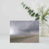 drohender Sturm Postkarte (Stehend Vorderseite)