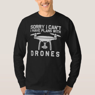 Drohn Für Männer Frauen Drohne Kamera Pilot T-Shirt