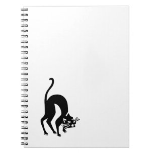 Drohnde Katze Notizblock