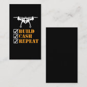 Drohne-Abbruchs-Hobby-Gestalt-Bargeld-Wiederholung Visitenkarte (Vorne/Hinten)