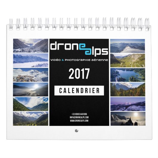 Drohne Alps 2017 Kalender (Titelbild)