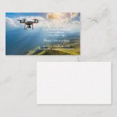 Drohne am Himmel Visitenkarte (Vorne/Hinten)