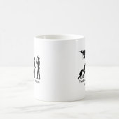 Drohne-Evolution des Mannes Kaffeetasse (Mittel)