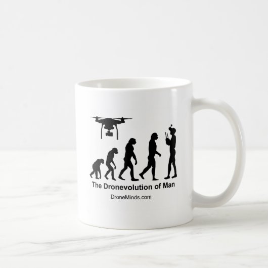 Drohne-Evolution des Mannes Kaffeetasse (Rechts)