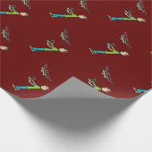 Drohne-Fliegen Geschenkpapier (Ecke)