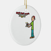 Drohne-Fliegen Keramik Ornament (Rechts)
