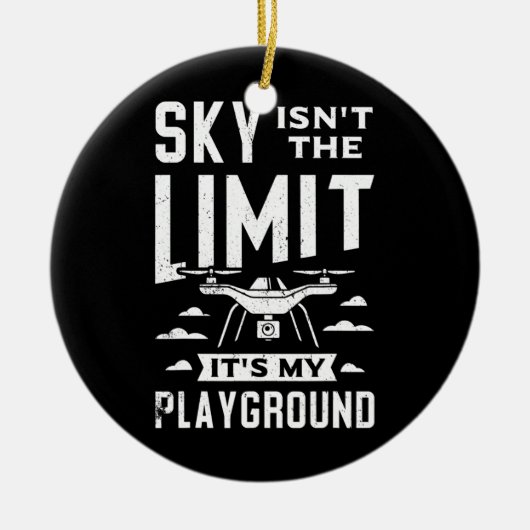 Drohne für Men Kids FPV Pilot Multicopter Boy Keramik Ornament (Vorne)