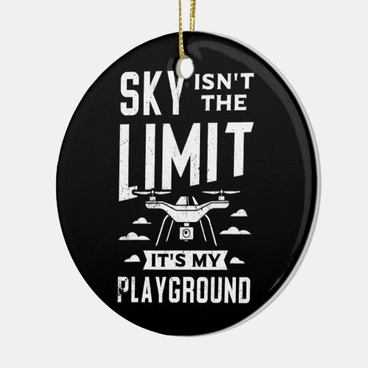 Drohne für Men Kids FPV Pilot Multicopter Boy Keramik Ornament (Links)