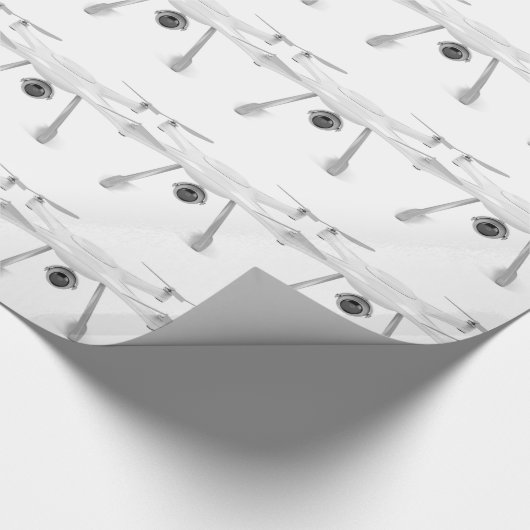 Drohne Geschenkpapier (Ecke)