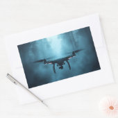Drohne in Foggy Forest Sticker (Umschlag)