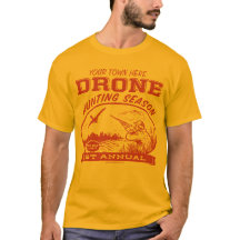Drohne-Jagd-Jahreszeit-kundengerechte Shirts